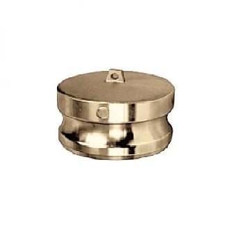 Brass 1.25" Camlock Dust Plug Fitting