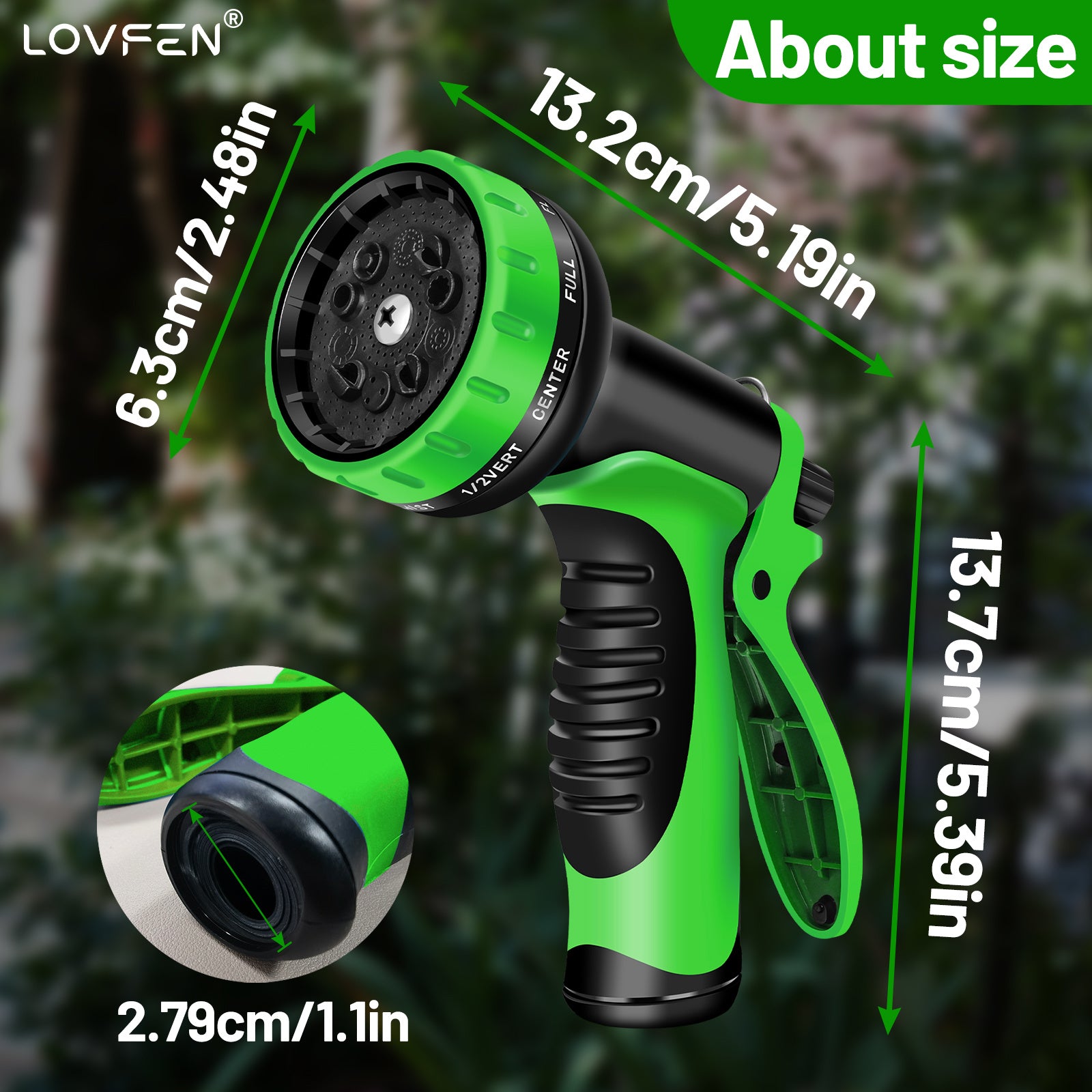 [Kink Free Garden Hose] Kink Free 150ft Garden Hose | Flexible Water Hose with 10-Pattern Spray Nozzle, Lightweight, Leak Proof, 3/4" Swivel Connectors, Super Fabric, Portable Storage Strap