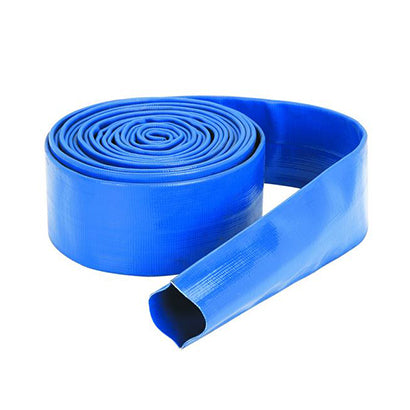 12" Blue PVC Discharge Hose - 100 ft roll
