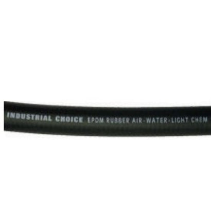 1.25" Black Rubber Water Hose - purchase by the foot - Air, Water, Light Chemical