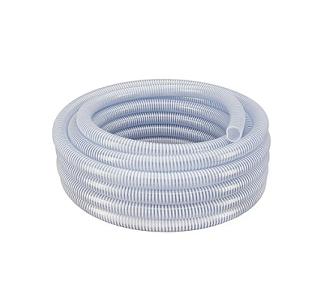 1 1/4" Clear Suction Hose - 50 ft Roll