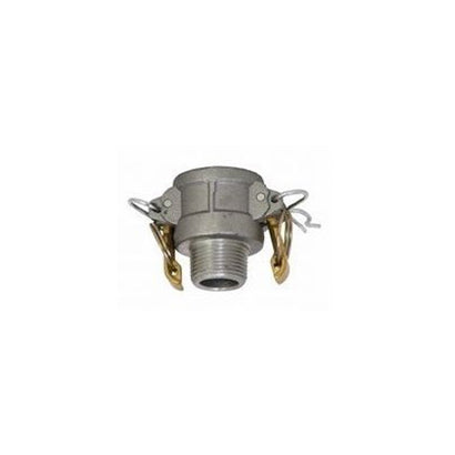 10" Female Camlock x 10" Male Pipe Adapter - Aluminum