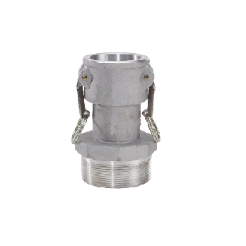 2.5" Female Camlock x 3" Male Pipe Adapter - Aluminum