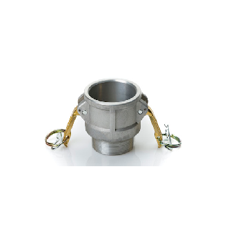 2.5" Female Camlock x 2" Male Pipe Adapter - Aluminum