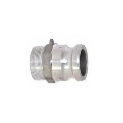 10" Male Camlock x 10" Male Pipe (npt) Adapter - Aluminum