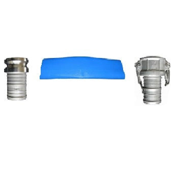 Aquaflow 4" x 50 ft drinking water discharge hose with SS Male/Female Camlock - NSF approved